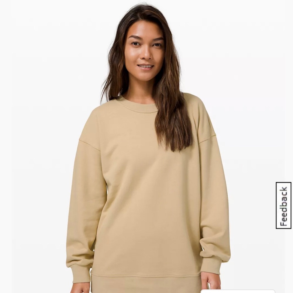 Lululemon perfectly oversized crew sweatshirt